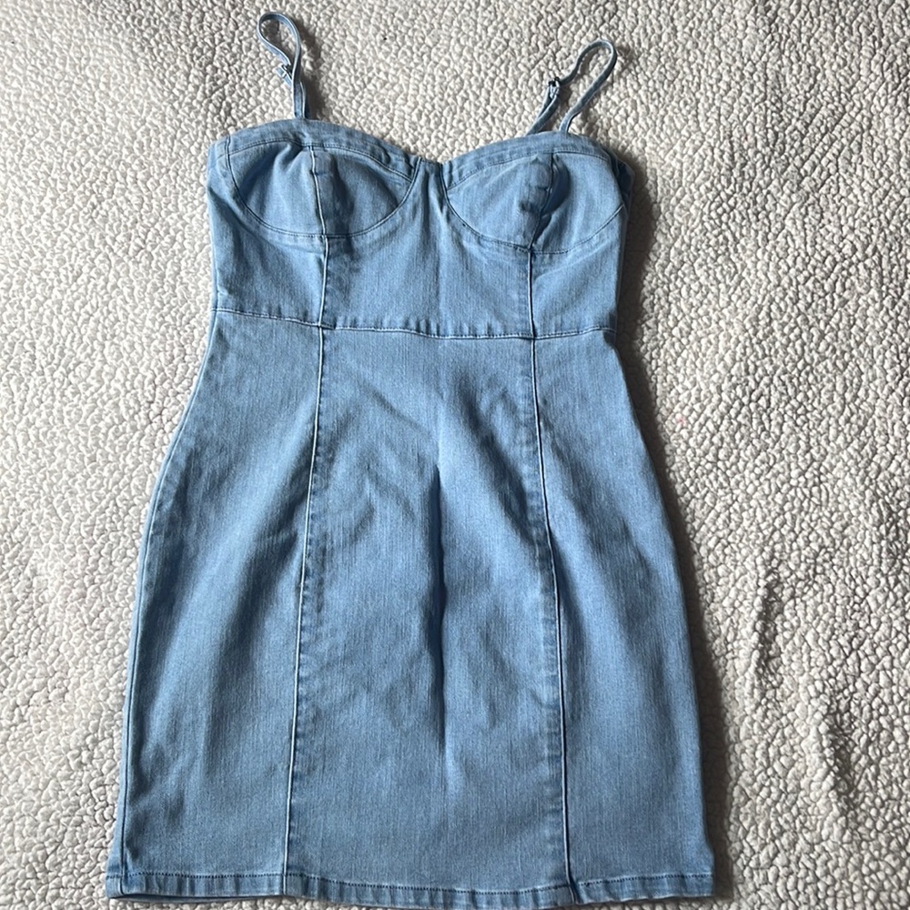 Woman Jean mini dress